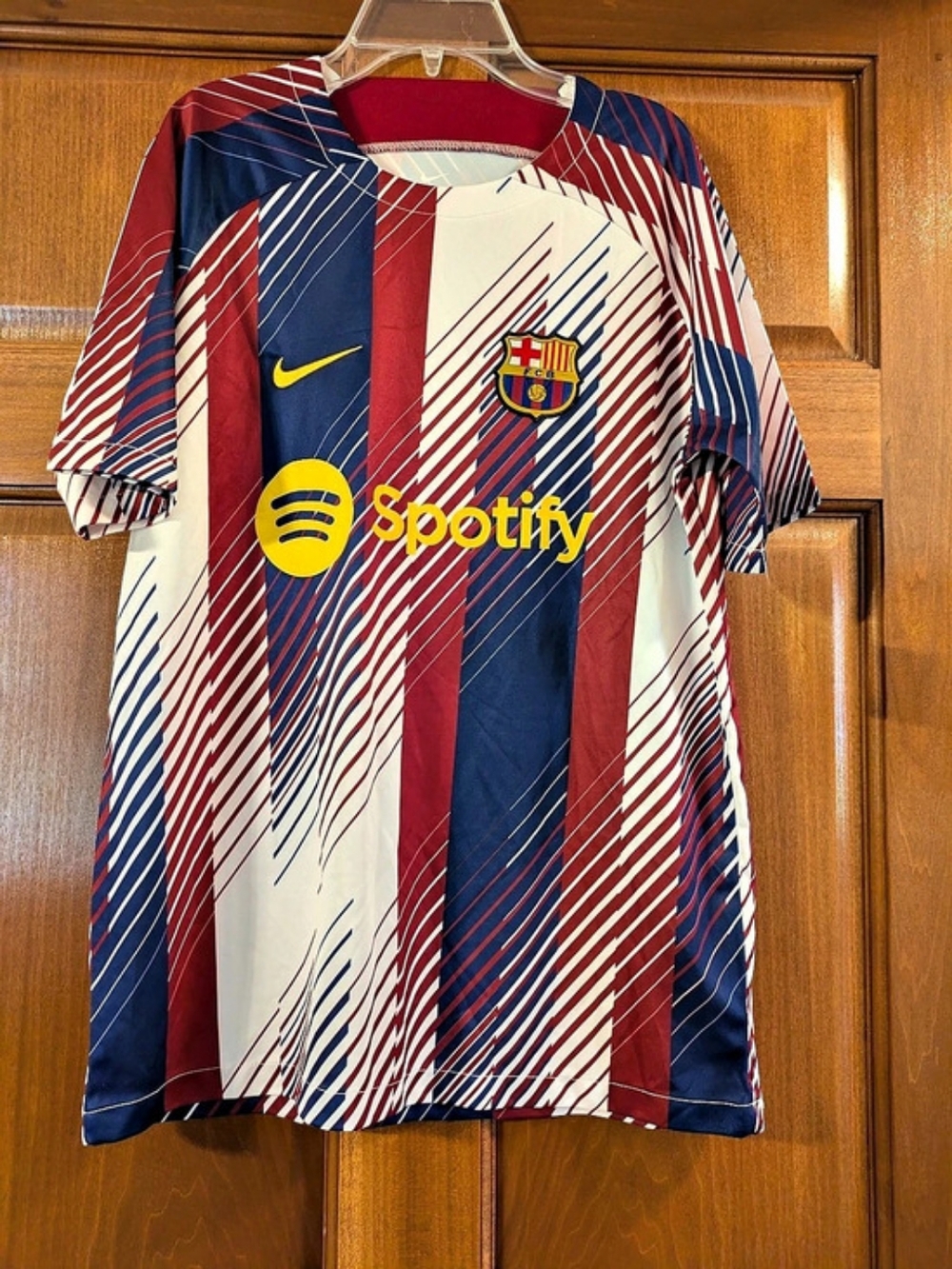 Nike FC Barcelona 2023-24 Pre-Match Soccer Jersey NWOT